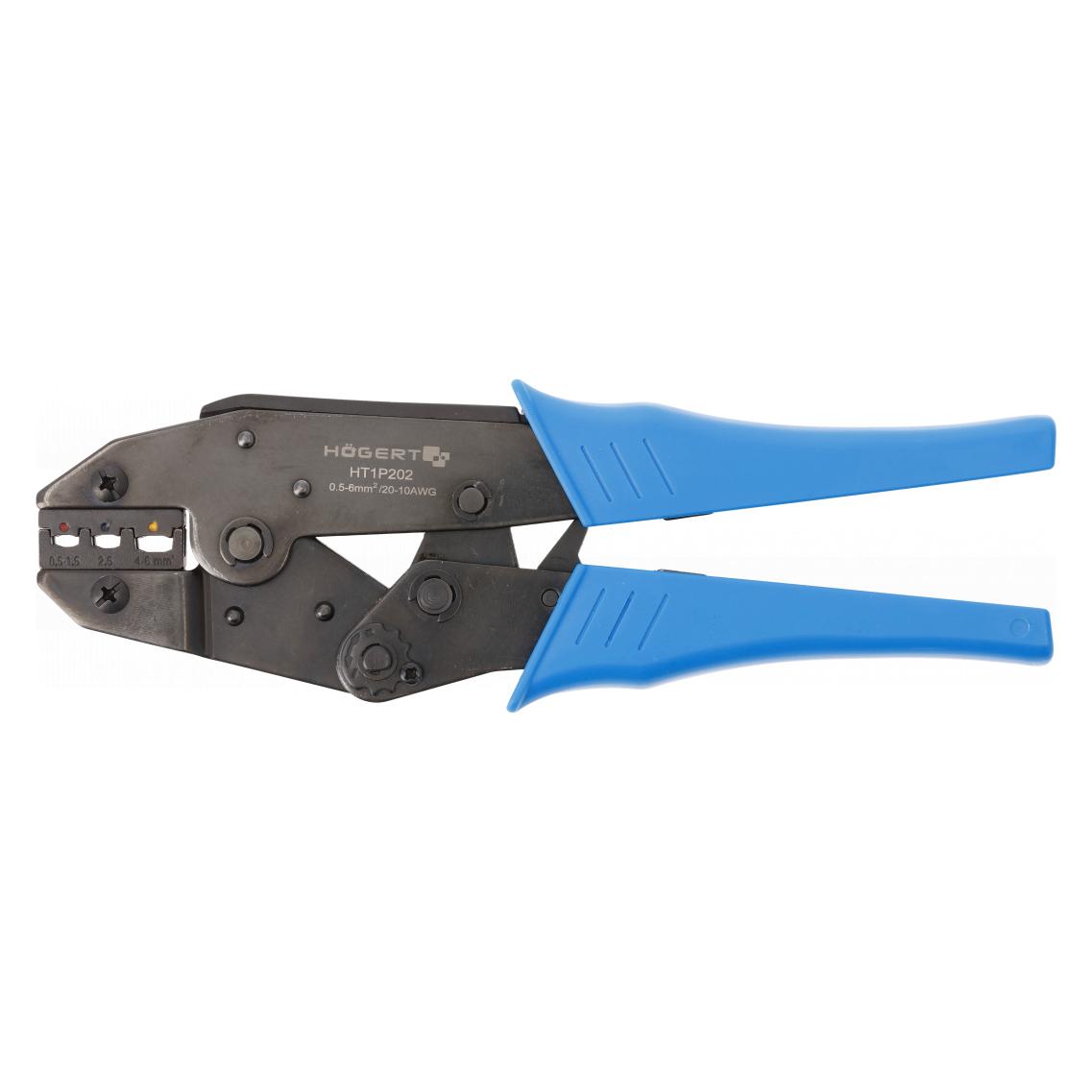 GCS HOGERT SZCZYPCE DO ZACISKANIA KOŃCÓWEK IZOLOWANYCH 0,5-6,0mm2 (220 mm) (HT1P202)