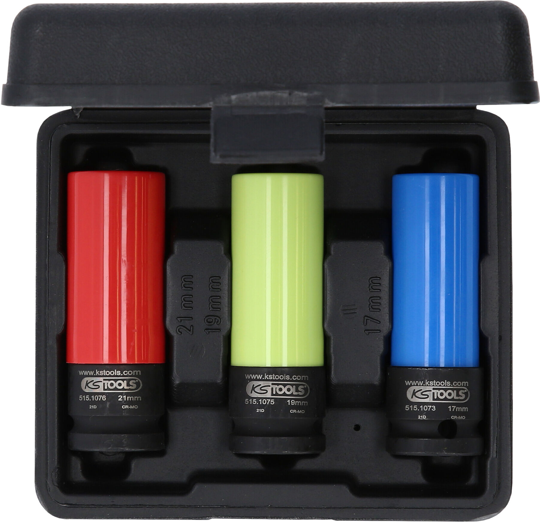 KS Tools 1/2" Alu-Felgen Kraft-Stecknuss-Satz robust, 3-teilig (515.1070)