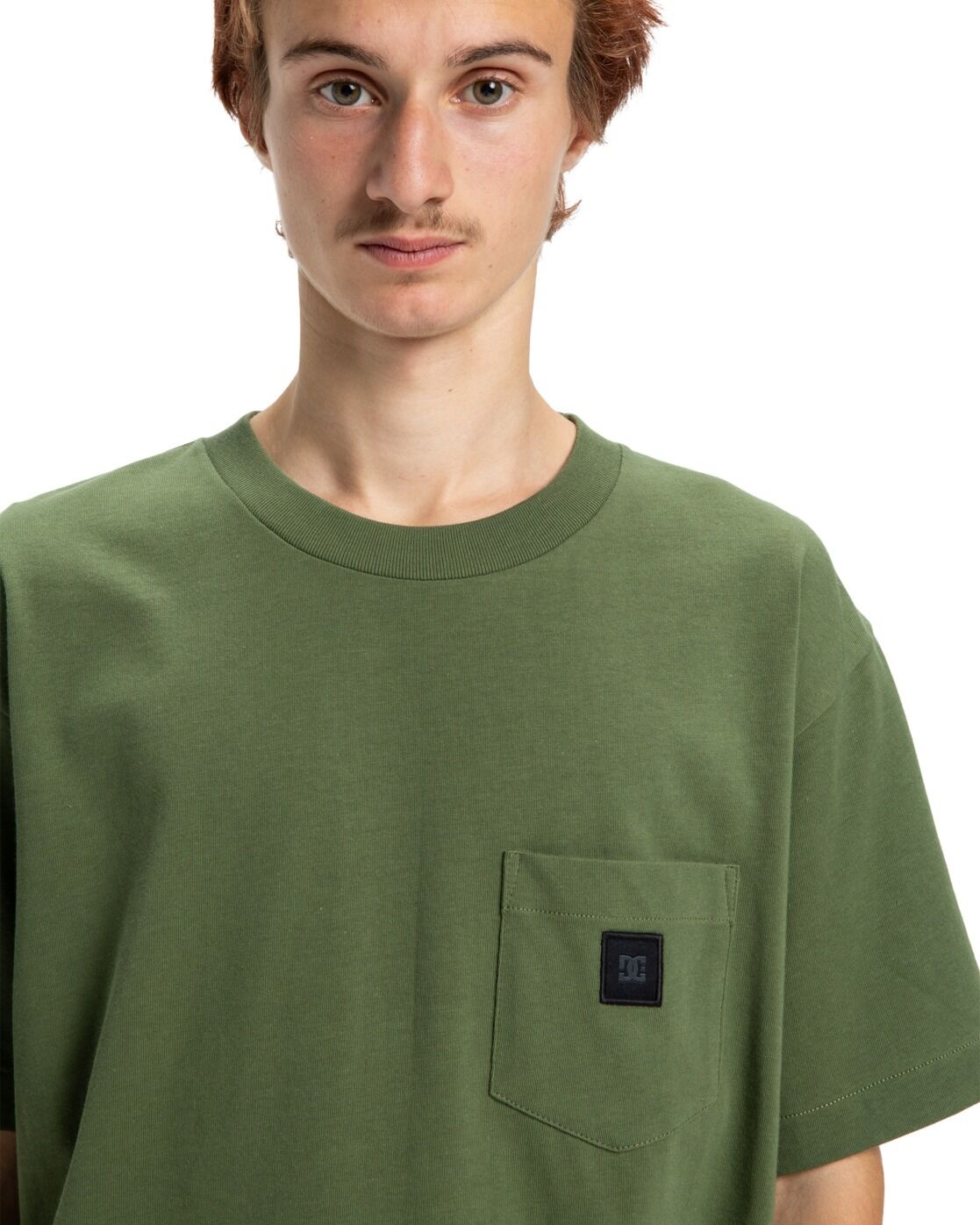 Rundhalsshirt DC SHOES "DC 1994", Herren, Gr. XS, grün (bronze grün), Obermaterial: 100% Baumwolle., Shirts Rundhalsshirt bronze grün XS