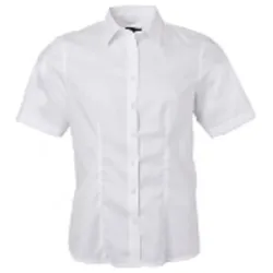 Damen Kurzarm Bluse "JN683" - 3XL - white