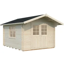 Palmako Gartenhaus Sally 10,2 m2 - 44 mm naturbelassen