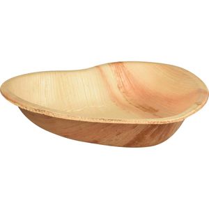 Papstar Fingerfoodschalen 85501 pure, Palmblatt, Herz, 15,5 x 3cm, 25 Stück