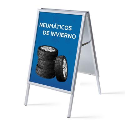 SHOWDOWN Displays Showdown Kundenstopper - DIN A1 - Komplett-Set - Llantas de invierno Spanisch - Blau/Schwarz