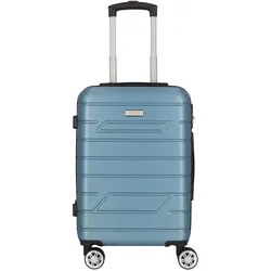 Nowi Bergamo 4 Rollen Kabinentrolley 56 cm, Koffer, Türkis