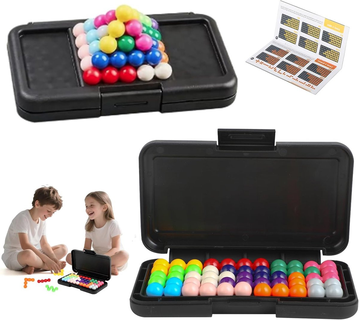 IQ Puzzel 3D Logica Spel met 200 Uitdagingen voor Kinderen en Volwassenen in Multicolour