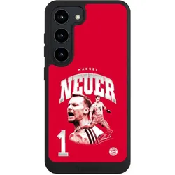 Nivocase Handyhülle für Samsung Galaxy S23 Hülle NIVOpure Case Schwarz FC Bayern München FCB Manuel Neuer (Samsung Galaxy S23), Smartphone Hülle, Schwarz