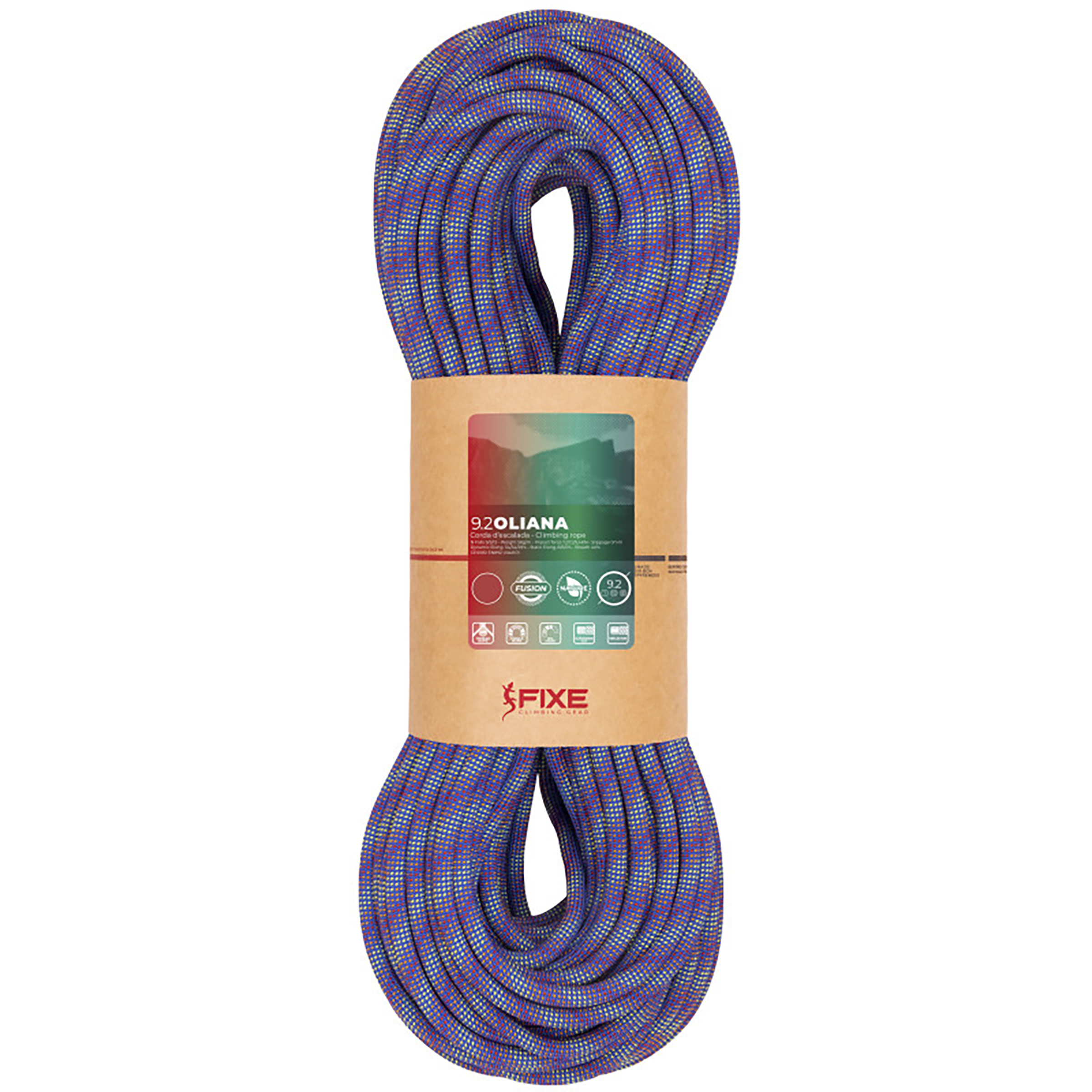 Fixe Oliana 9.2 Kletterseil Kletterseile blau Größe 70M Alpinklettern