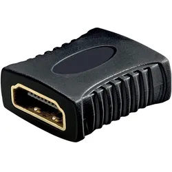 D2 Diffusion Adaptateur HDMI Femelle/Femelle (HDMI), Data + Video Adapter, Schwarz