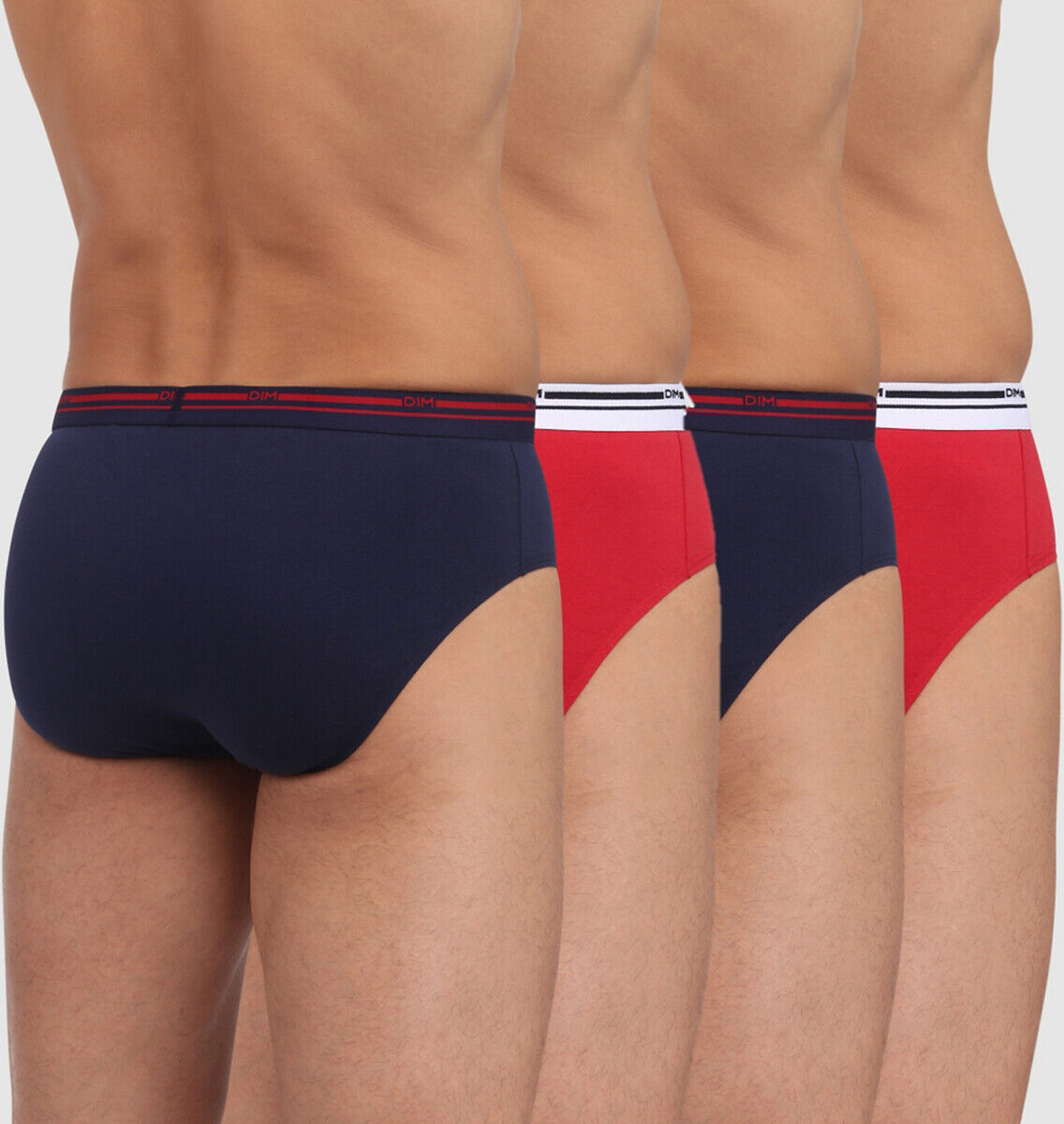 DIM Lot de 4 slips Classic Colors