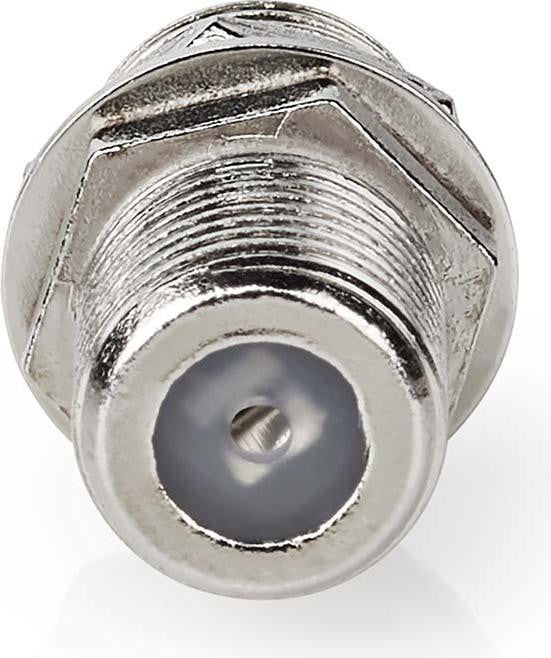 Nedis CSGB41940ME F-type stekker in zilver en nikkel
