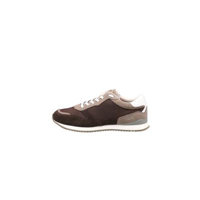 Sneaker LLOYD "SWIFT", Herren, Gr. 11, braun (dunkelbraun), Leder, unifarben, Schuhe Sneaker, mit herausnehmbarem Fußbett