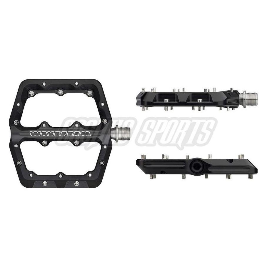 Wolf Tooth Waveform Pedals, Small, Plattform-Pedal, black (PDL-WF-SM-BLK)
