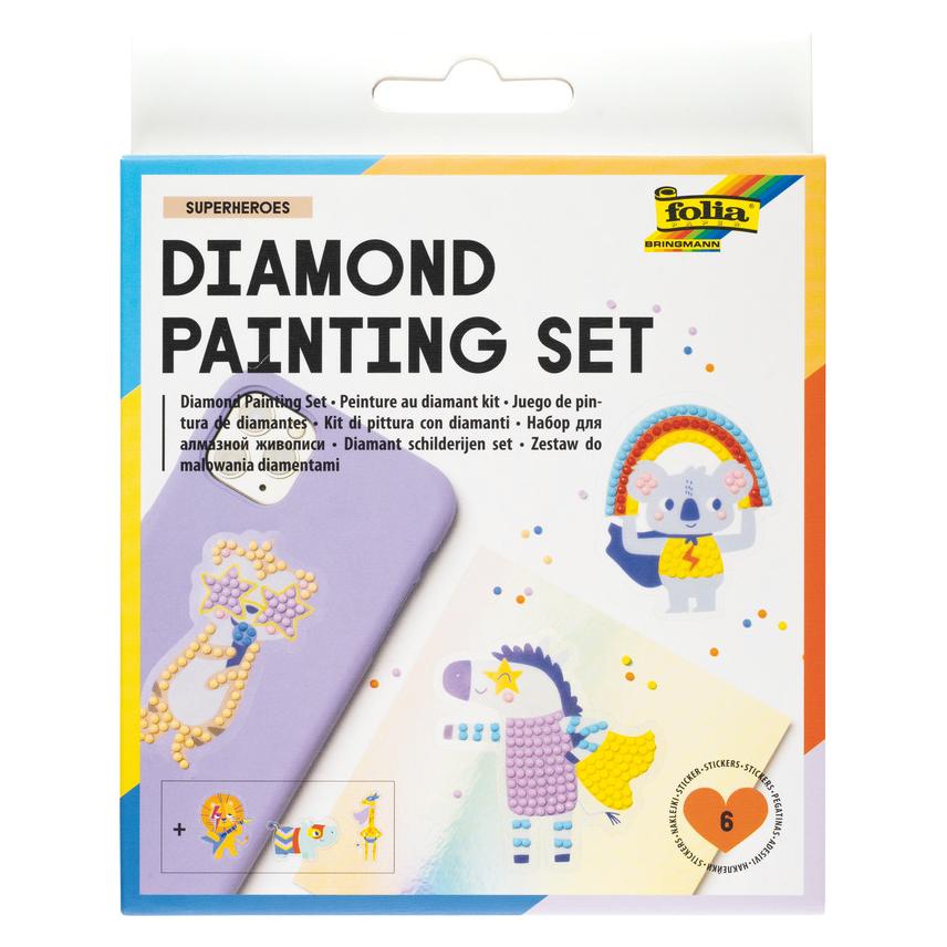 Folia Diamond Painting Set SUPERHEROES (31804)
