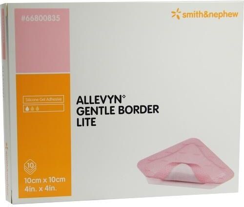 Allevyn Gentle Border Lite 10x10 cm Schaumverb.