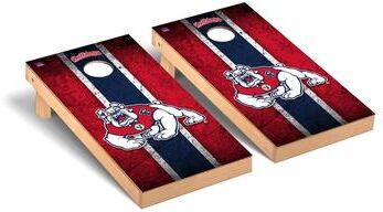 Skip's Garage Fresno State Bulldogs Vintage Cornhole Board Set