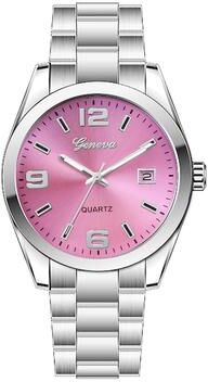 ModernMart Elegant Womens Quartz Watch With Steel Band & Calendar Minimalist Fashion Wristwatch b