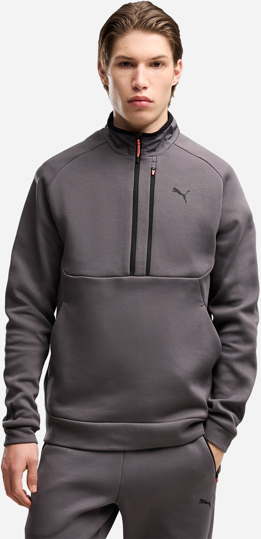 Puma Tech M - Felpa - Uomo - Grigio M