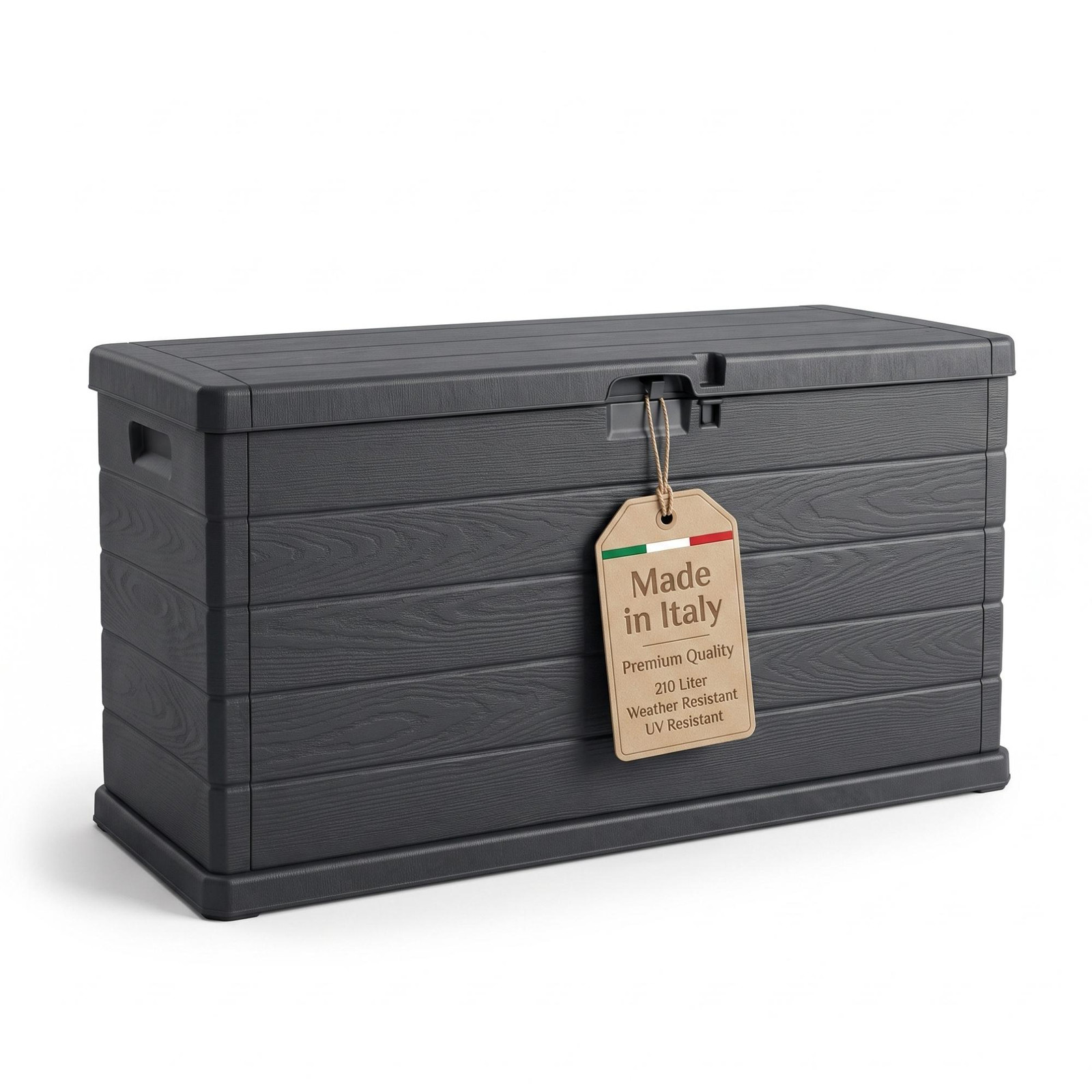BigDean opbergbox 210 liter extra smal voor kleinere balkons