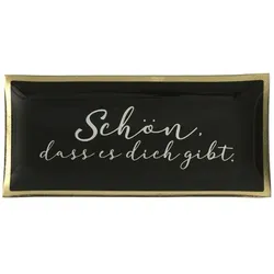 Love Plates Deko Teller Schön, dass es dich gibt