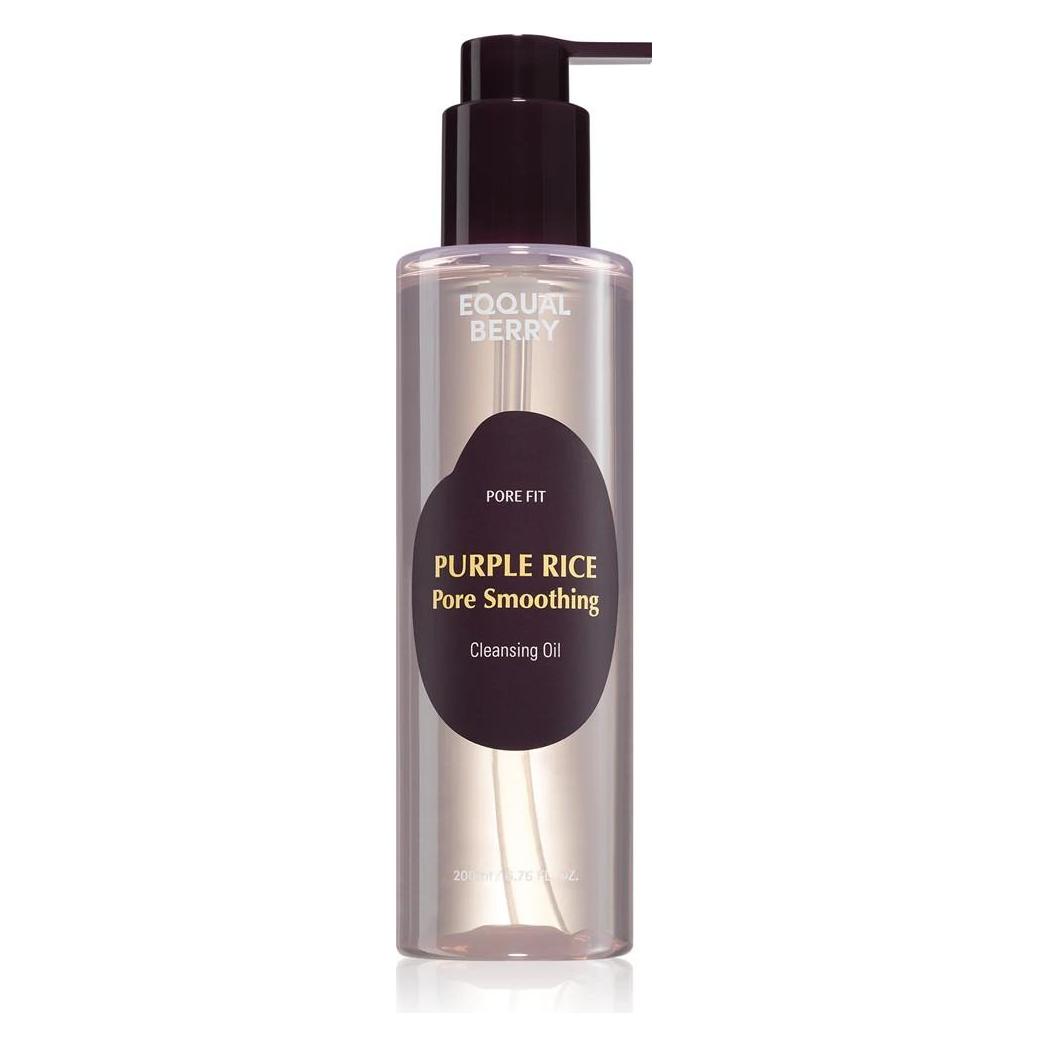 Eqqualberry Purple Rice Pore Smoothing Cleansing Oil Deep Cleansing for Pores and Blackheads (Make-Up Entferner, Reinigungsöl, 200 ml) (EQQ-45603)
