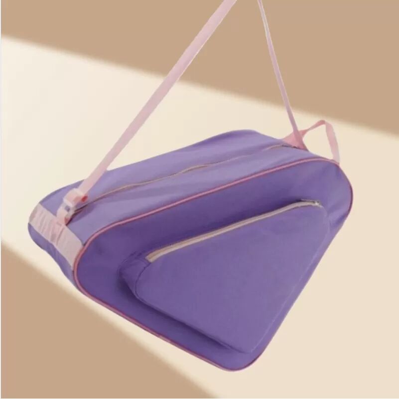 INF Dreieckige Rollschuhtasche - Oxford-Gewebe Inline-Skate-Tragetasche für Schlittschuhaufbewahrung Violett