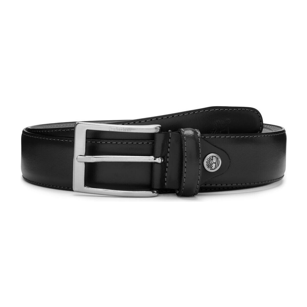 Timberland Mens Birch Point Adjustable Leather Belt black XL TB0A1DF90011-XL