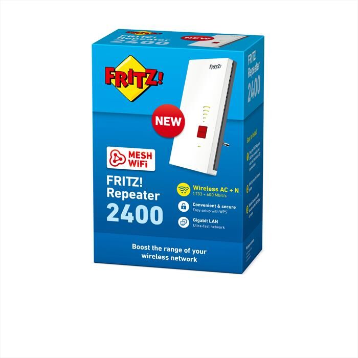 FRITZ! Repeater 2400 International-bianco