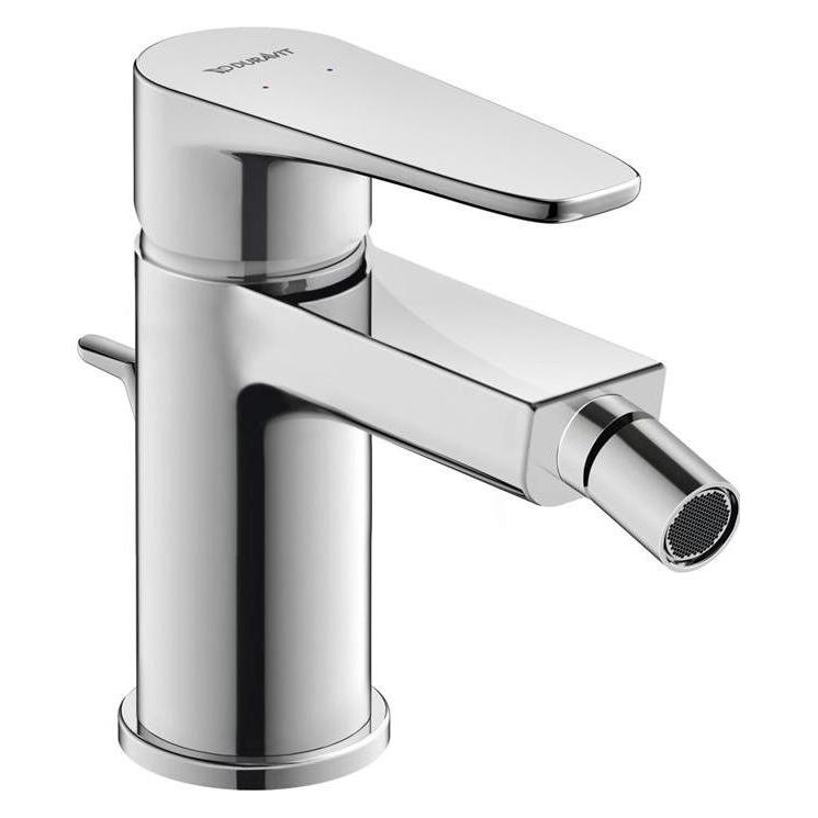 Duravit Einhebel-Bidetmischer B.1 mit Zugstangen-Ablaufgarnitur chrom (B12400001010)