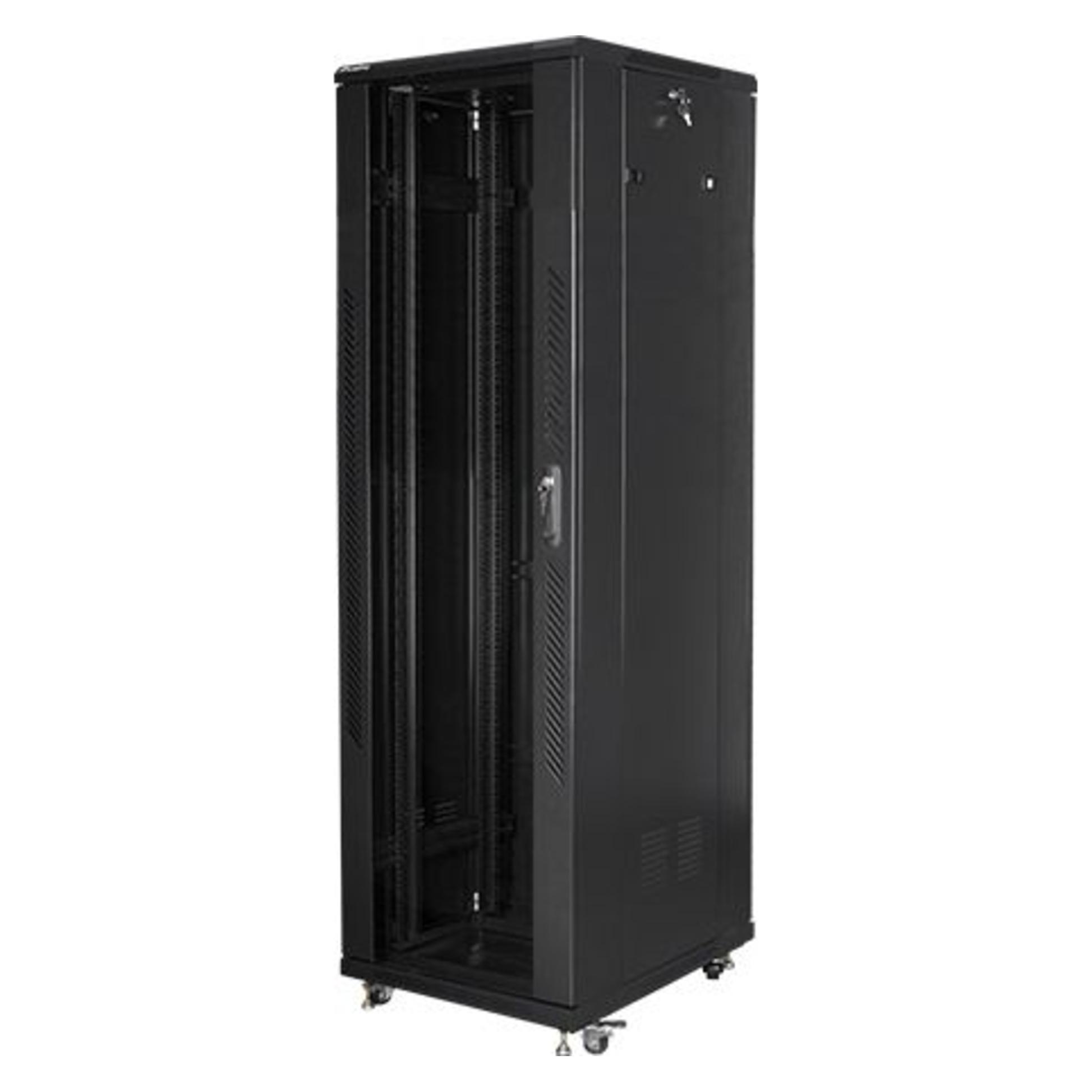 Lanberg FF01-6842-12B Rack 42U Freistehendes Gestell (42 HE, 19 Zoll Rack) (FF01-6842-12B)