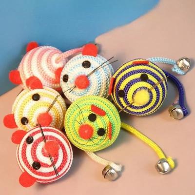 Uplifted Goods Interactive Cat Mouse Toy With Bell random