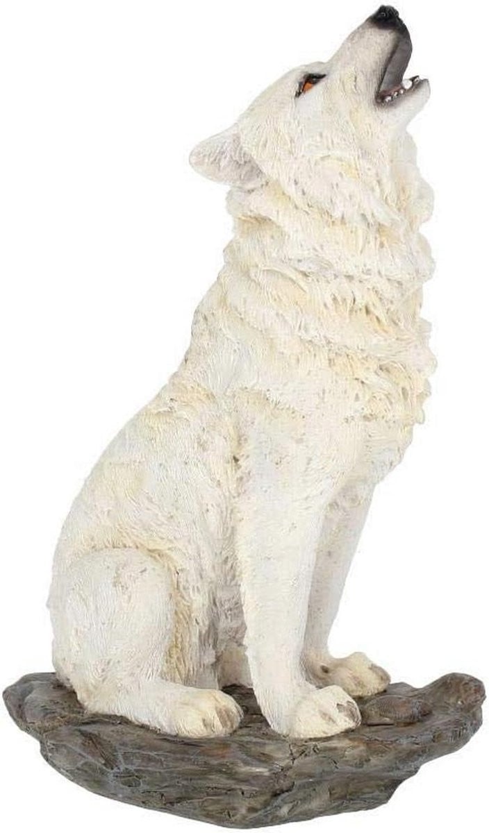 Storms Cry Fantasy Ornament Beeldje - Wit - Hoogte: 22 cm