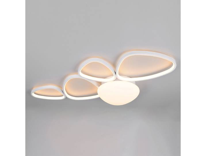 Plafonnier Amelio Type A Ø 106cm Blanc/Blanc Matériau : Matière plastique Type de matière synthétique : Polycarbonate LED Module LED