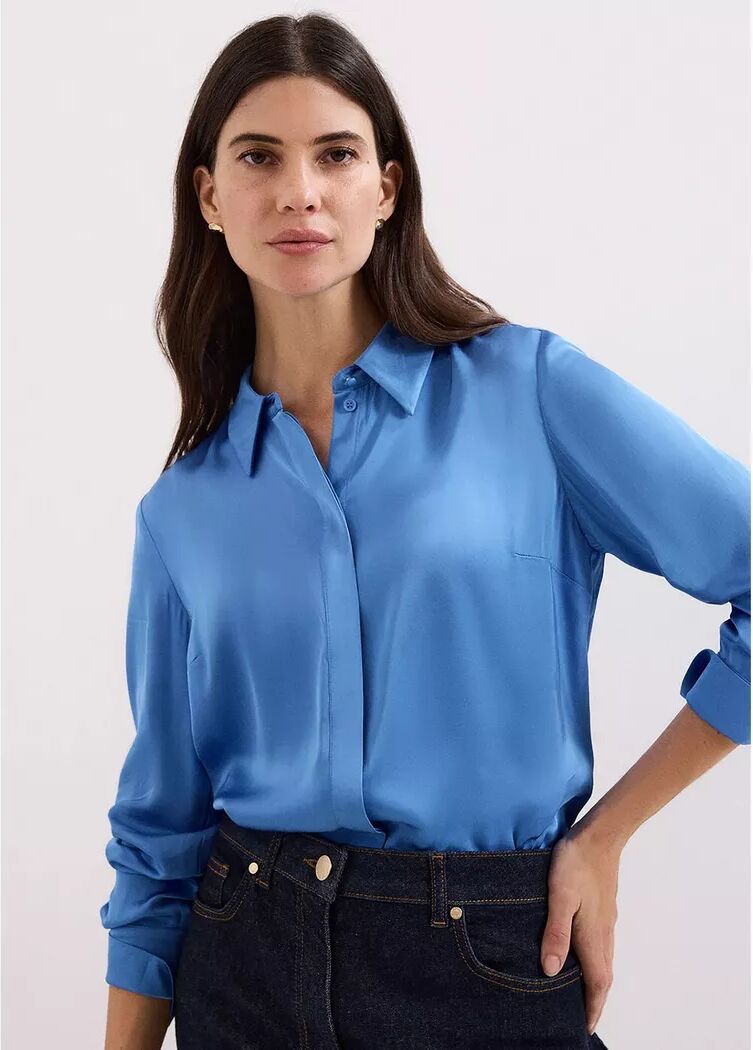 Phase Eight - Shirt, für Damen, Blau, Größe 38