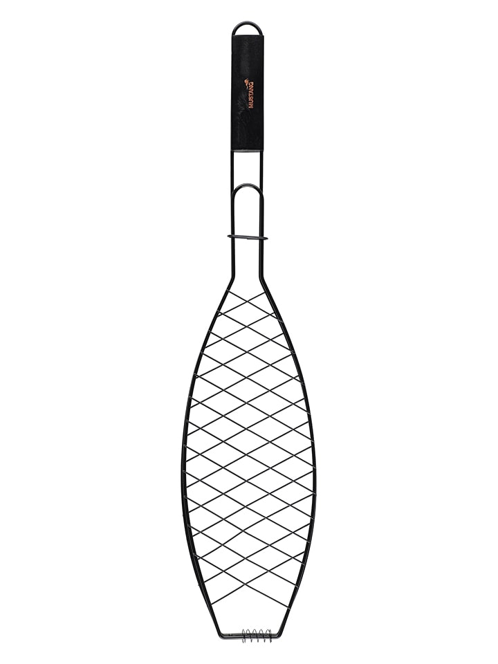 Mustang. Fisch-Grillplatte in Schwarz - (B)15,5 x (H)65 cm - onesize