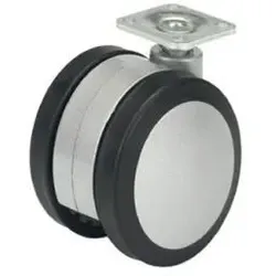 Schreibt.cont.-Zwillingsrolle,m.Gleitlag.,Ø75mm,Bala drive 9078512,thermopl.Gum.