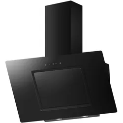 PKM Kopffreihaube S26-90 BBTY - 90cm, schwarz, Glas, LED, Dunstabzugshaube