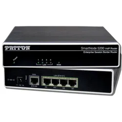 Patton SmartNode 5200 - 10 - 100 Mbit/Sek - 10/100Base-T(X) - Ethernet (RJ-45) - IEEE 802.1p - IE..., Router, Schwarz