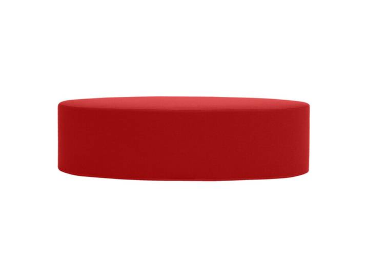 Softline Hocker Bon-Bon rot, Designer busk+hertzog, 120x33x50 cm