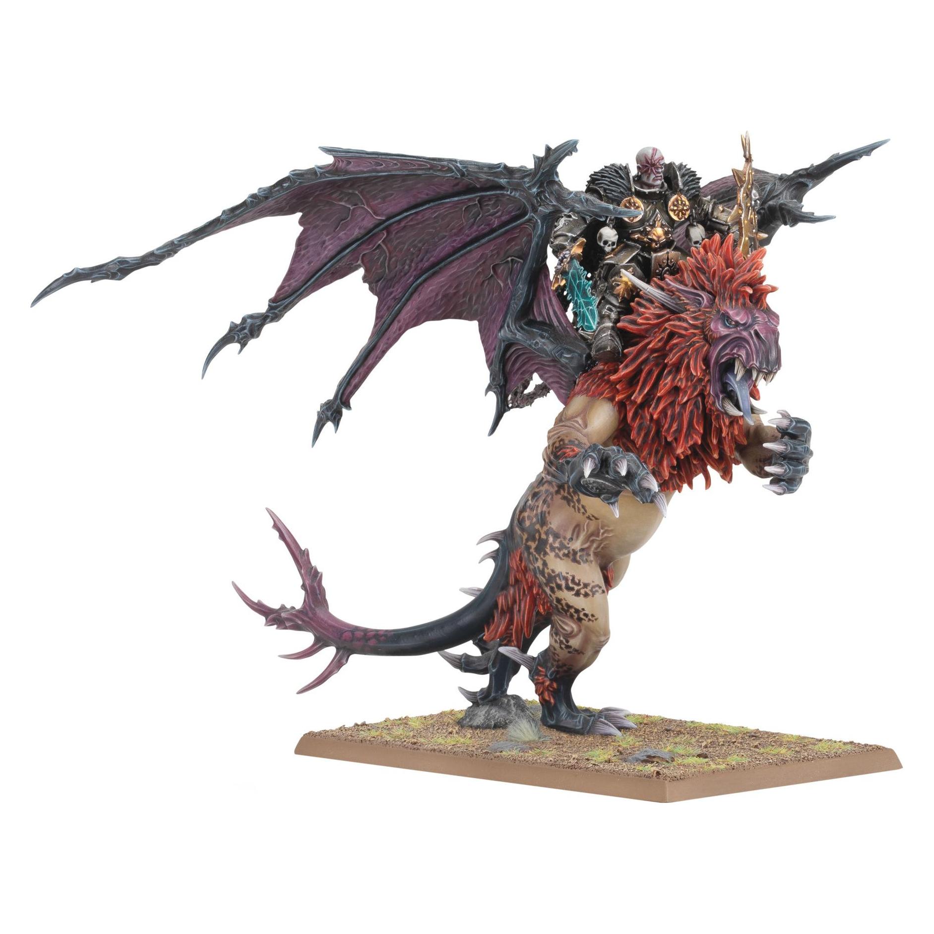 Games Workshop Warhammer ToW - Warriors of Chaos Seigneur sur Manticore (Kunststoff) (08-05)