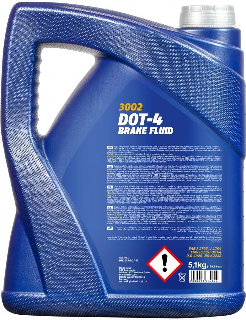 MANNOL MN3002-5 Brake Fluid