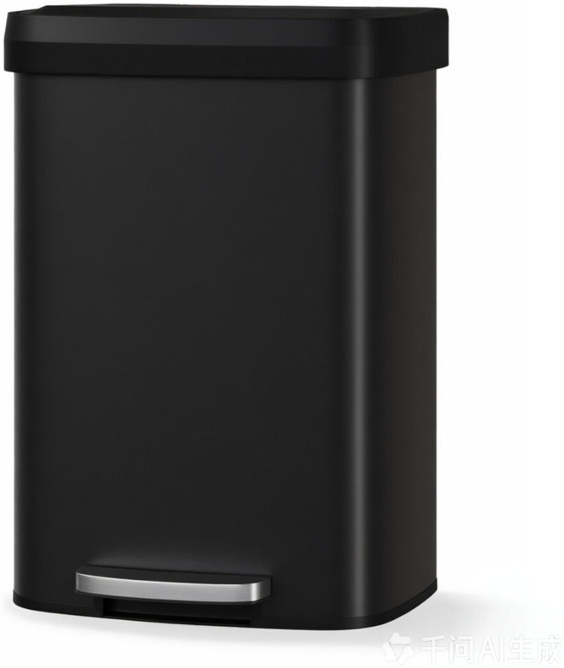 London Boutique Waste Bin - 45.4 L Black