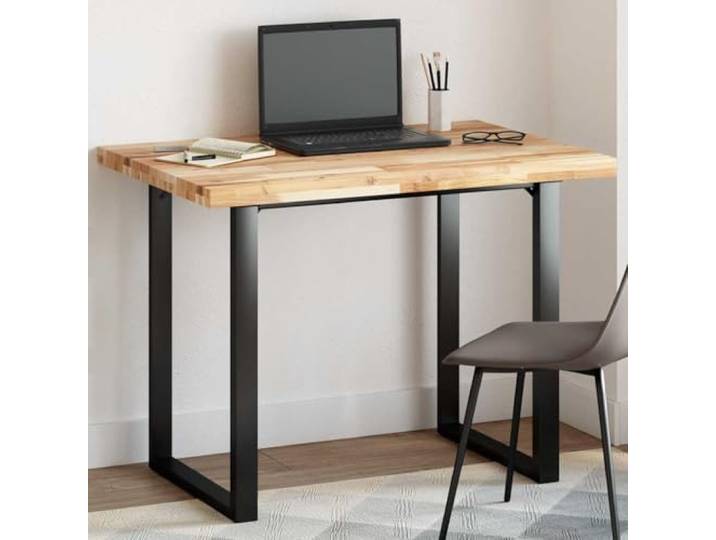 PTUGUOF Tischplatte Rechteckig 120x70x4 cm Massivholz Akazie Unbehandelt, Vielseitig für Esszimmer, Küche, Büro, Pflegeleicht