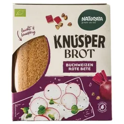 Naturata Knusperbrot Buchweizen & rote Bete bio