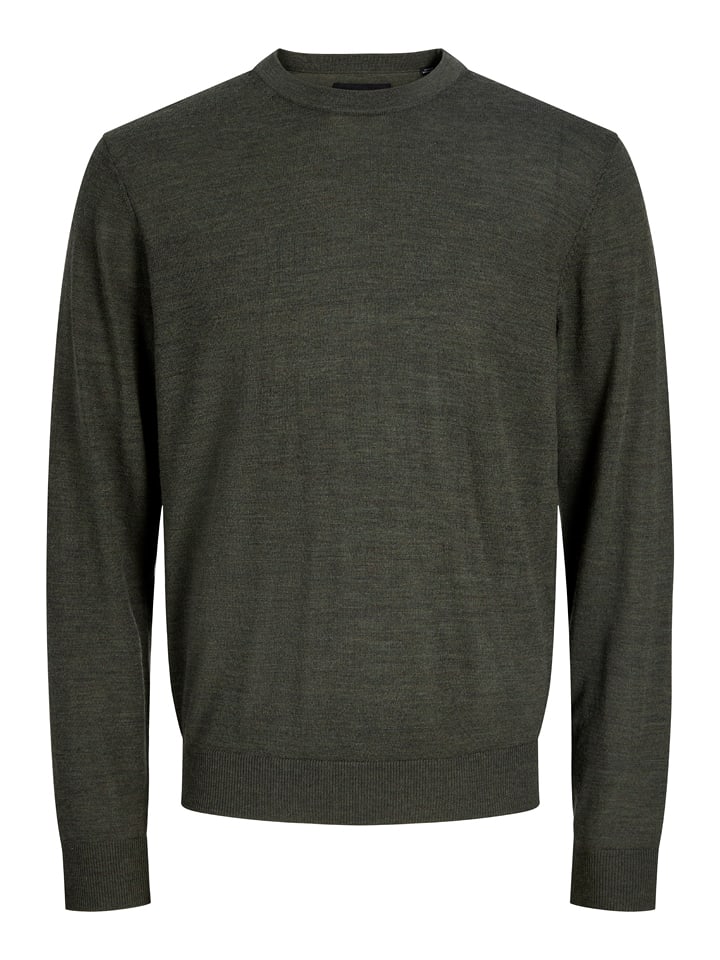 Jack & Jones Wollpullover in Khaki - M