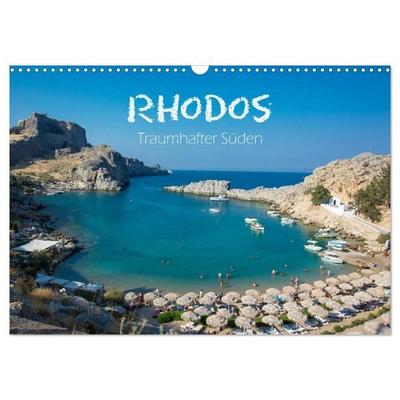 Rhodos - Traumhafter Süden (Wandkalender 2027 DIN A3 quer), CALVENDO Monatskalender