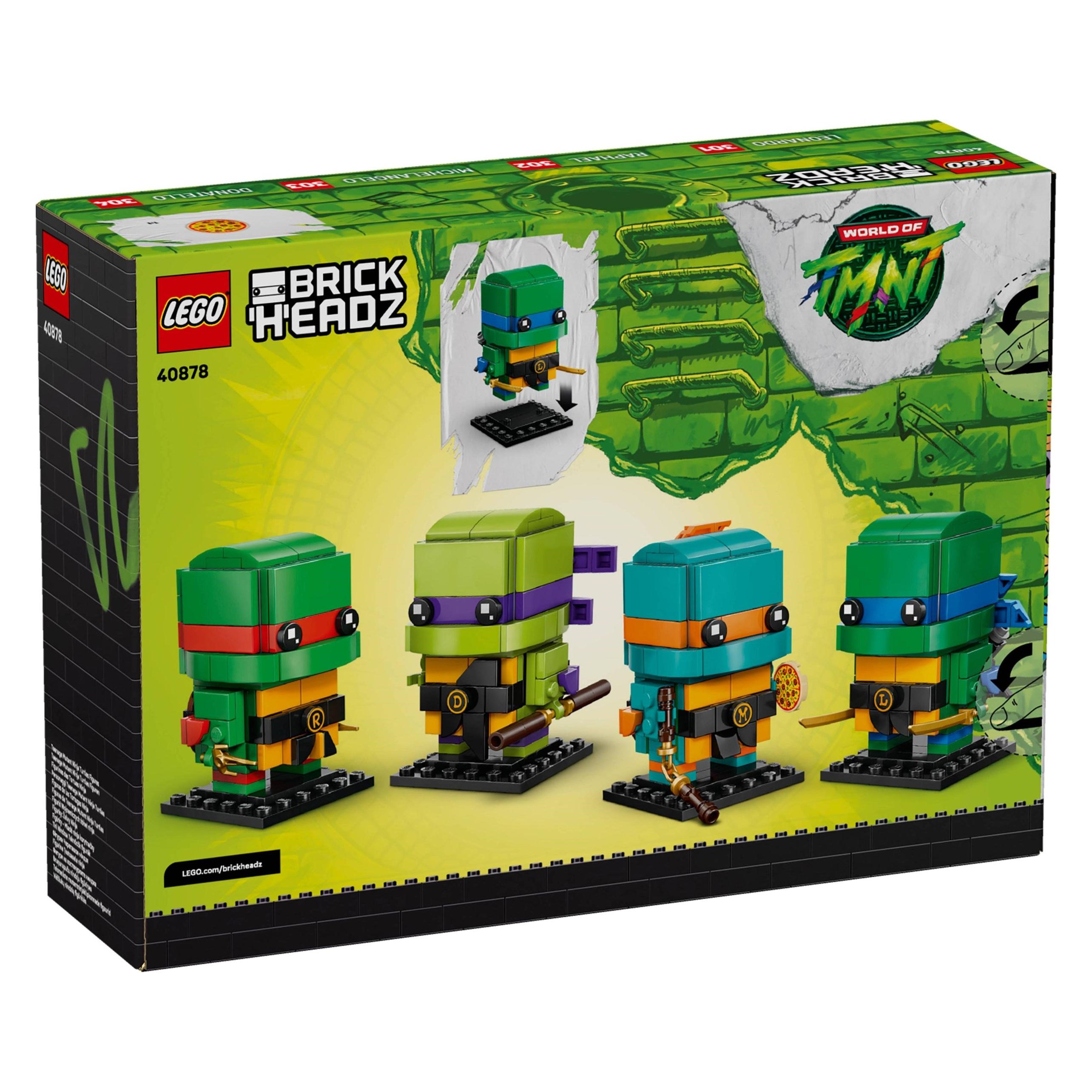 LEGO BrickHeadz 40878 Teenage Mutant Ninja Turtles Figuren (40878, LEGO Brickheadz) (40878)