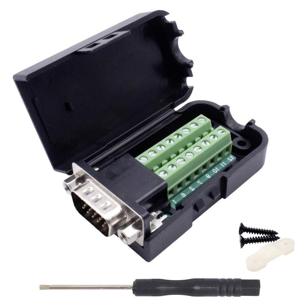 Quadrios 2010C254 VGA-Steckverbinder Stecker, gerade Polzahl (num): 15 Schwarz (2010C254)
