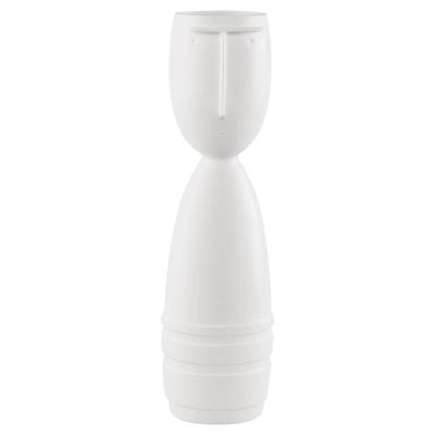Dekovase GOEBEL "Vase "Günther" Studio 8 Vultus 41 cm weiß", weiß, B:11,5cm H:41cm T:11,5cm Ø:11,5cm, Vasen, Abwischbar