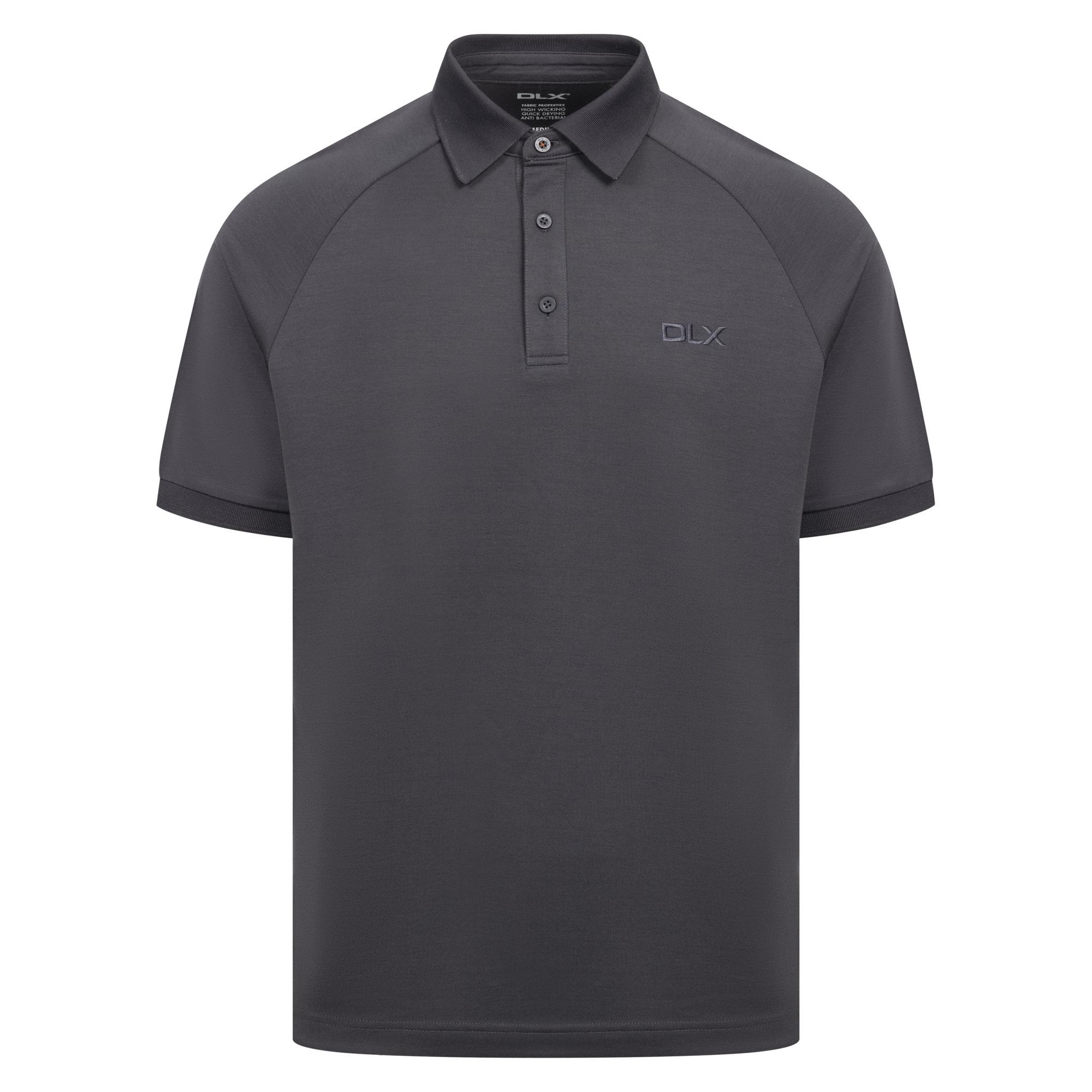 Trespass Heren Hewson DLX Poloshirt (Donkergrijs)