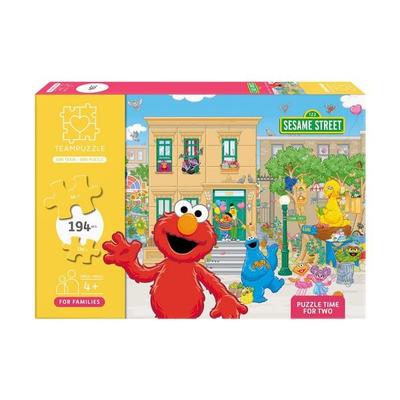 TEAMPUZZLE – Sesamstraße – 194 Teile – Kinderpuzzle mit großen & kleinen Teilen